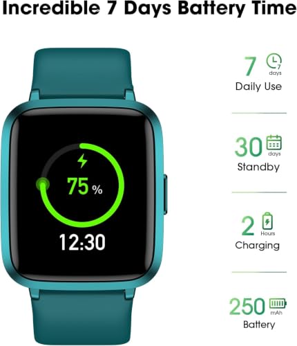 Fitness Tracker Watch with Heart Rate, Activity Tracker, Pedometer Watch - color: Green