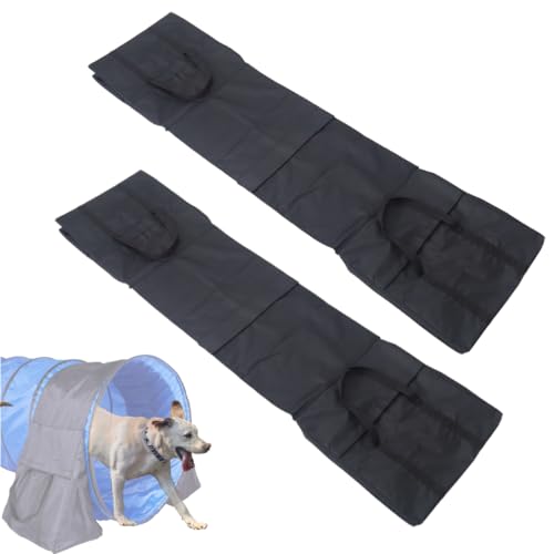 Japard Dog Agility Equipment, Tunnel Sandbags 4 Pack, Holding Bags Only, Training Tool Equipment, Outdoor Indoor - size: 4 Sandbags