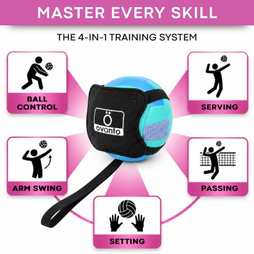 OVANTO Volleyball Training Equipment Kit - color: VT Pro + Spike MAX