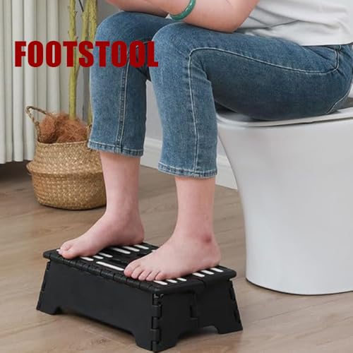 Wide Step Stool Half Step Platform Non-Slip Climbing 500lb