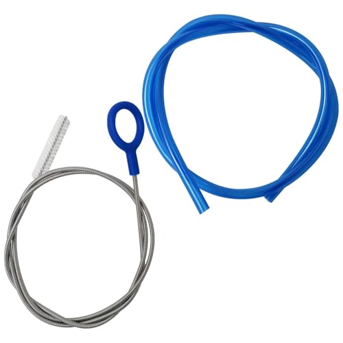 High Flow Blue Replacement Tube with Cleaner Brush (38.5in/978mm), for Hydration Reservoirs