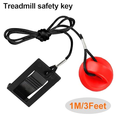 Treadmill Magnet Safety Key for Most of NordicTrack Proform Image Weslo Reebok Epic Golds Gym Freemotion and Healthrider Treadmills - color: Red