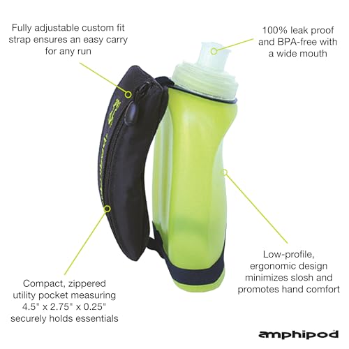 Amphipod Hydraform Pocket Handheld, Water Bottle & Storage, 12 oz. - size: 12 Ounces