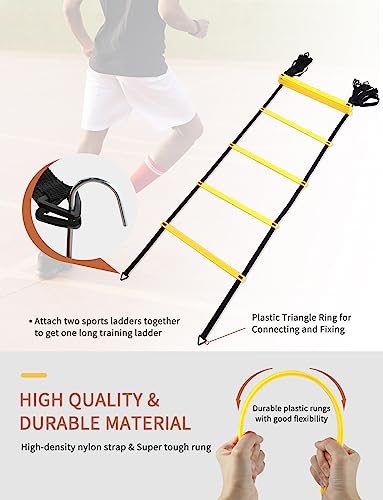 GHB Soccer Agility Training Equipment 6 Agility Poles