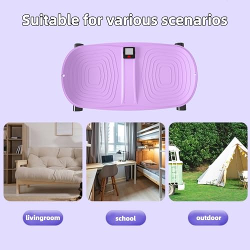 Waist Twister Machine for Exercise - color: purple with digital screen