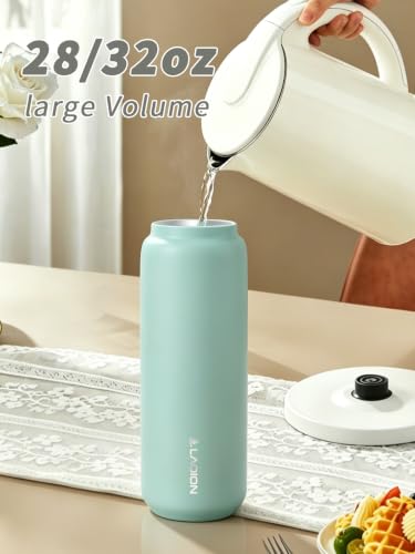 LAOION 32 oz Insulated Stainless Steel Sports Water Bottle - color: Blue, size: 32 Ounces