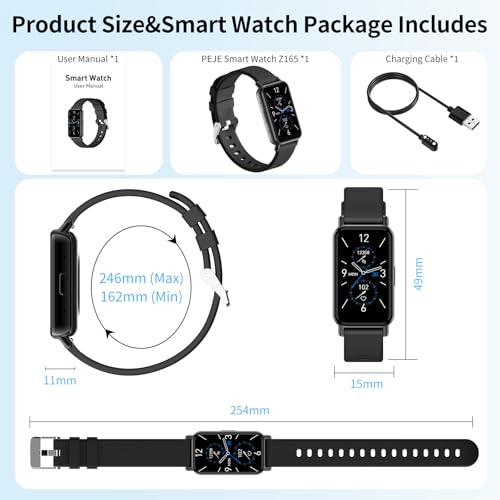 Fitness Tracker, Smart Watch for Men and Women(Answer/Make Calls), 1.45” HD Display & IP68 Waterproof,120+ Sport Modes with SpO2/Heart Rate/Sleep Monitor,Smartwatch Compatible Android iOS