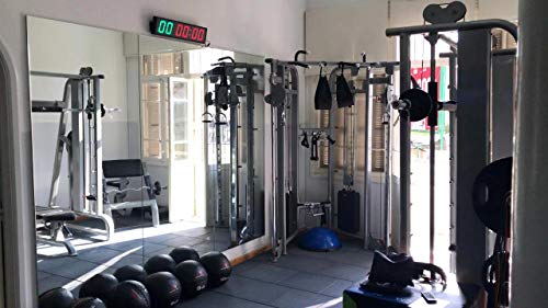20 Inch Gym Timer for Workouts, Remote Control & Wall Mount