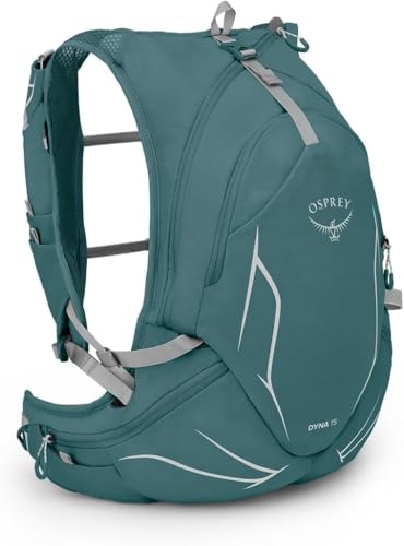 Osprey Dyna 15L Women's Running Hydration Vest with Hydraulics Reservoir - color: Cascade Blue/Silver Lining, size: WM/L