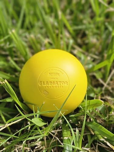 Gladiator Lacrosse Official Lacrosse Game Balls - color: Yellow