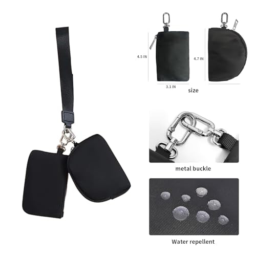 Araafur Wristlet Keychain Set with RFID Wallet Card Holder and Bottle Opener, Car Keychain Accessories for Women