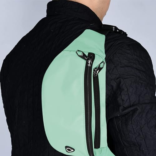 Fanny Packs for Men and Women Water-Repellent Sports Waist Pack Bag - color: 1pack-Aqua