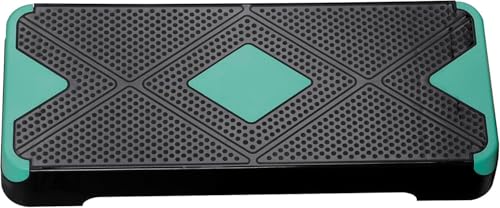 ZENY 26.5 inch Aerobic Step Platform with 4 Step Risers, 400 lbs Capacity - color: Green