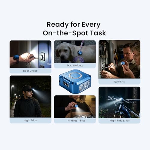 sofirn SE1 Mini Keychain Flashlight, 300LM Rechargeable EDC Light UV RGB - color: Blue-SE1