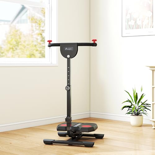 Soozier Foldable Ab Twister Board Screen Twist Shape Abs Trainer - color: Red