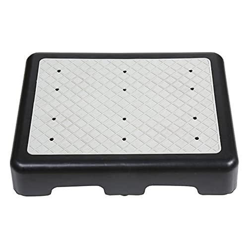 SUPPORT PLUS Riser Step Stool - 3 1/2"H Safety Half Step Platform, Indoor Outdoor Assistive Devices for Elderly