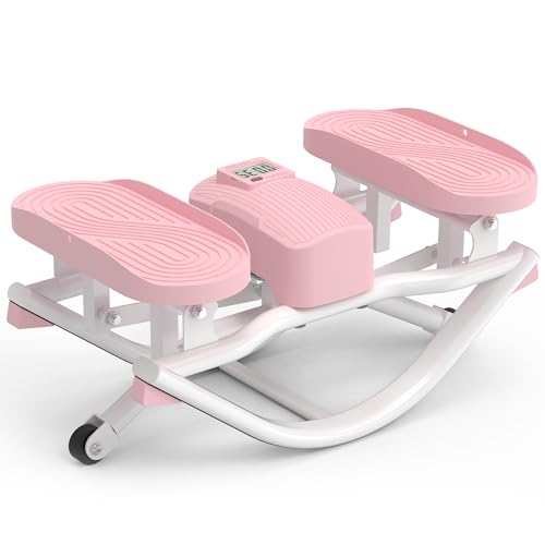 HOTWAVE Rock Stepper, The Rock Stepper Side to Side Exercise Machine - color: Pink, size: Standard
