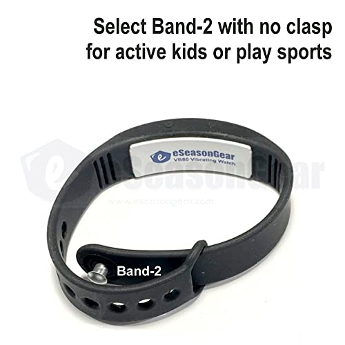 VB80 12 Alarm Vibrating Watch, Silent Vibration Shake Wake ADHD Medication Reminder - color: Gray-Small