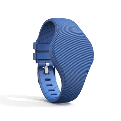 Kids Led Digtial Fitness Tracker Watch for Ages 5-15, No App Waterproof Wristwatch, with Pedometer Step Counter Alarm Clock, for Children Goys Girls Teens (Deep Blue) - color: Deep Blue