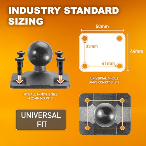 iBOLT TabDock BizMount AMPS Tablet Drill Base Mount 7-11" for Trucks