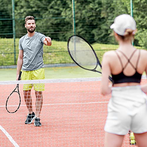 HIRALIY 27-Inch Tennis Racket for Adults with Ball and Carry Bag - color: Black