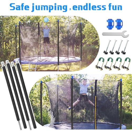Trampoline Poles Replacement Enclosure Upper Lower 8-16ft