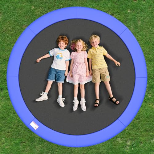 Trampoline Replacement Pad, Thick UV/Water Resistant Spring Cover 10-16FT - color: Blue, size: 10FT