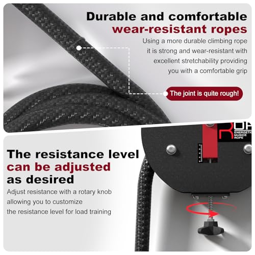 Endless Rope Trainer for Home Gym, Portable Pull Down Machine
