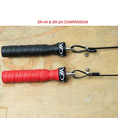 Valor Fitness Adjustable Speed Rope - Speed Jump Rope with Ball Bearings and Non-Kinking Cable – Ideal for Cross Training and Other High Intensity Workouts with Skipping Rope - style: 2.5mm Cable