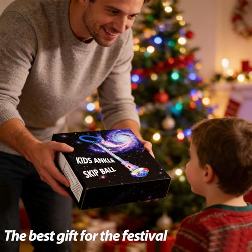 Skip Ball for Kids,Ankle Jumping Toy with LED Lights and Digital Counter - color: Purple
