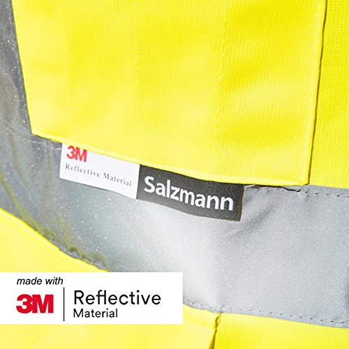 Salzmann Safety Vest | Hi Vis Reflective Vest | US ANSI/ISEA 107 - color: Yellow, size: X-Large
