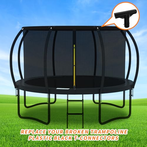 Trampoline Plastic T Connectors, 8 Pack, for Top Ring System