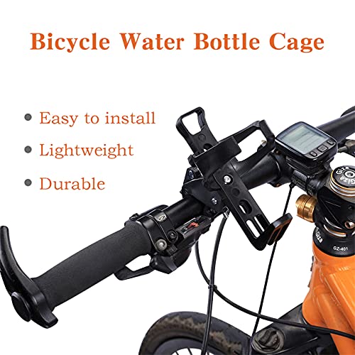 Scooter Cup Holder - Bike Bottle Holder 360 Degrees Rotation, Anti-Slip Fast Dismounting Accessories Cup/Bottle Drink Holder fit for Electric Scooter Wheelchair Electric Motorcycle, Black - color: Black