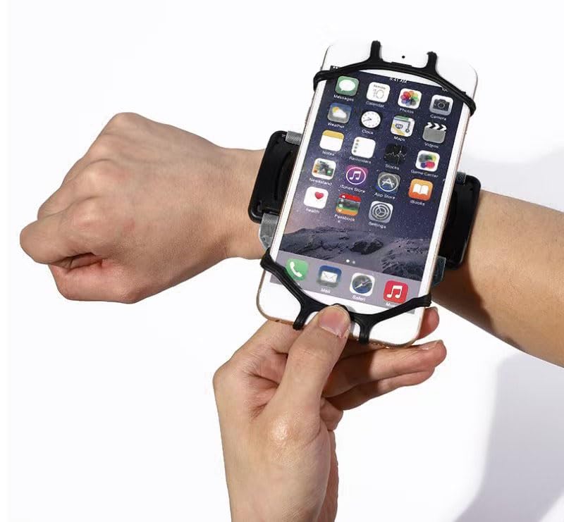 Universal Cell Phone Wristband Holder 360°Rotation Forearm Wrist Workout Sports Arm Band Fits Samsung Galaxy S25 S24 S23 S22 S21 S20 Ultra Plus Fe A25 A42 A05, Moto G Power Stylus Play 5G (Pink) - color: Pink
