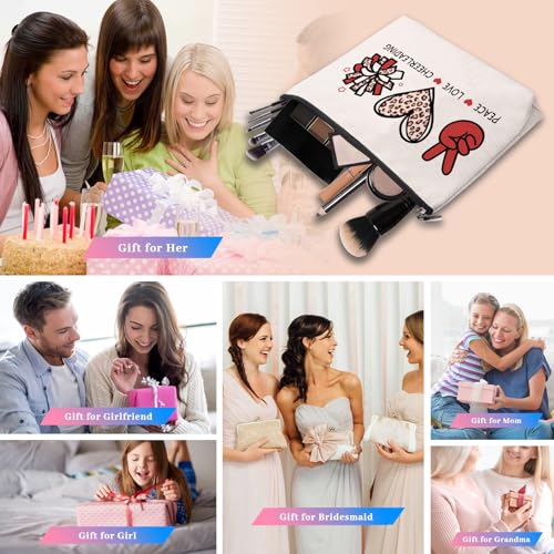 Cheer leading Gifts for Women, Makeup Cosmetic Bag Gifts for Cheer-leading Women Friends, Birthday Gifts for Cheerleader travel Makeup Pouch - color: cheerleading