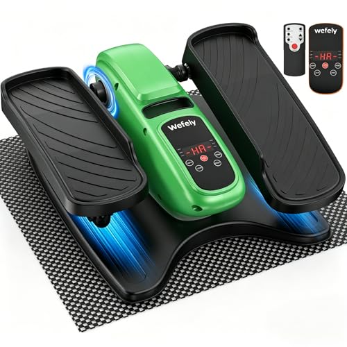 Under Desk Elliptical Leg Exerciser While Sitting for Seniors - color: Green