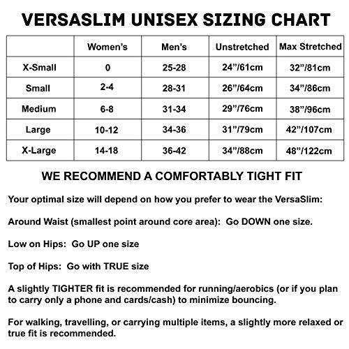 Sporteer VersaSlim Low-Profile Running Belt, Gym Waist Pack, Off-White, M - color: Off-White, size: Medium