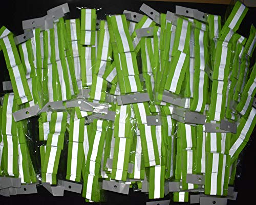 High Visibility Reflective Night Running Walking Elastic Strap Wristbands Ankle Bands Armbands Safety for Cycling Walking Running Camping Sports-Fits Women, Men & Kids - color: 1 Pairs / 2 Bands