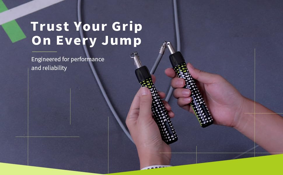 Hererope Weighted Jump Ropes for Men & Women, 1/2 LB Jump Rope Weighted With Ball-bearing, No-Slip Grip, Durable Steel Cable, Heavy Jump Rope Designed for Fitness, High-Intensity Strength Workouts, crossfit - size: XL - 9.8ft: One Size Fits All