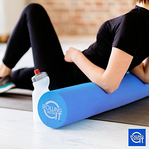 Rolling With It High Density Foam Roller for Physical Therapy - size: 18 x 6 Inch