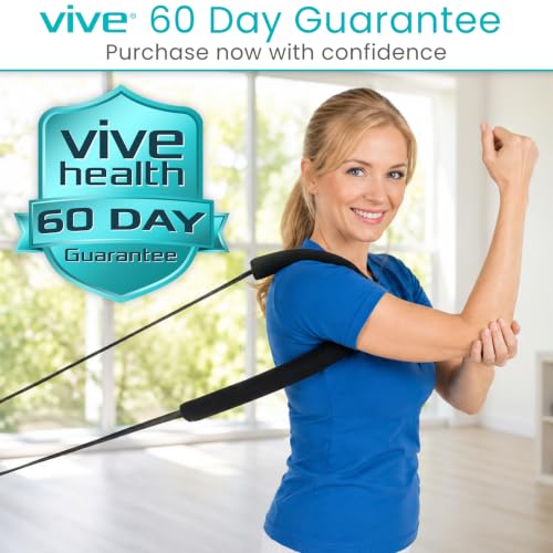 Vive Mobilization Belt for Physical Therapy with Buckle - Manual Traction Stretching Band - PT Traction Strap Belt for Stretching, Mobility, Massages & Exercise