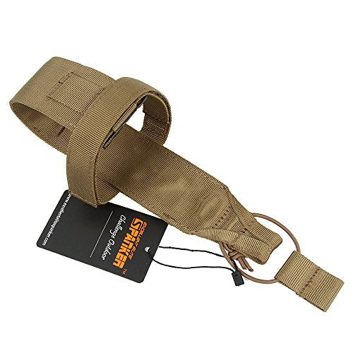 EXCELLENT ELITE SPANKER Tactical Military Portable Belt Bottle Holder Pouch - color: Coyote Brown
