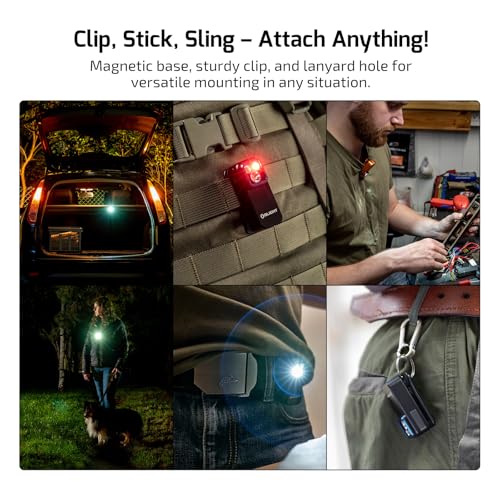 OLIGHT Oclip Pro Rechargeable EDC Clip-on Flashlight, Black - color: Black
