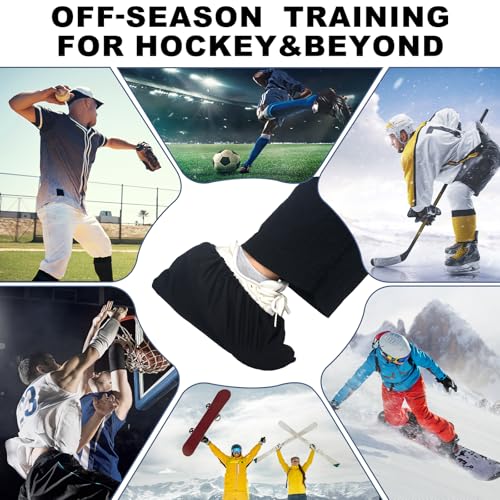 Chicingyou 2 Pairs Slide Board Booties for Gliding for Hockey