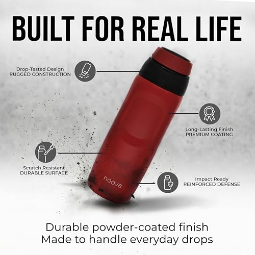 NOOVA Insulated Water Bottle Leak-Proof Insulated Stainless Steel Tumbler with Straw Sports Water Bottle Cold 24h Hot18h Thermos Travel Gift Beach Gym Accessories for Women Men Kids Cup 16oz Sand Teal - color: 16oz Sand-Teal