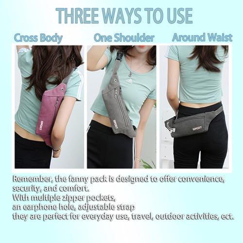 Crossbody Bags, Fanny Packs Small Belt Bag Fashion Crossbody Waist Pouch Phone Bag for Sports Waist Pack Bumbag