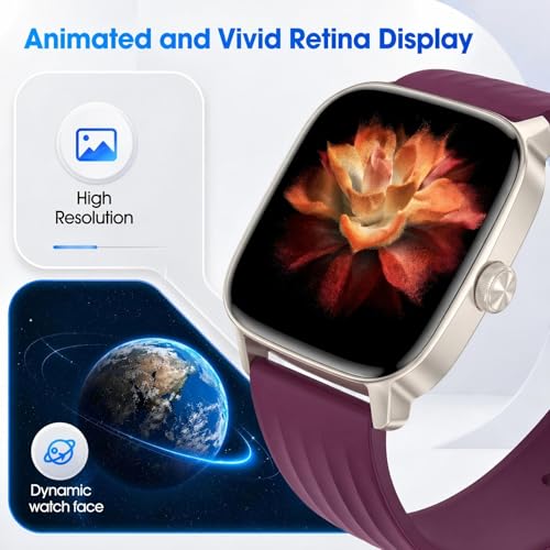 Pedometer Watch Senior Friendly No App No Phone Required, Activity Tracker - color: Purple