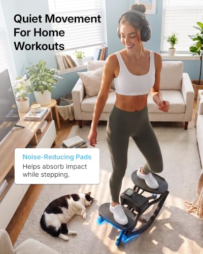 Merach Rocking Steppers for Exercise at Home, 3D Motion Stair Stepper