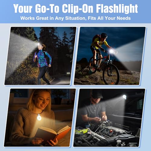 Rechargeable Nurse Lights Clip On for Night Shift, Badge Light - color: O-Blue