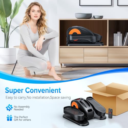 GUGTTR Under Desk Elliptical Machine, Electric Leg Exerciser for Seniors